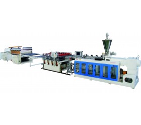 PVC共擠發(fā)泡板出生產(chǎn)線