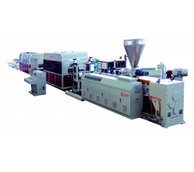 PVC仿石掛壁板擠出生產線